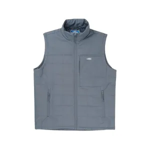 AFTCO Men's Crosswind Puff Vest Charcoal XL