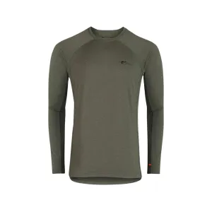 Stone Glacier Men's Chinook Long Sleeve Merino Wool Base Layer Shirt Tarmac XL