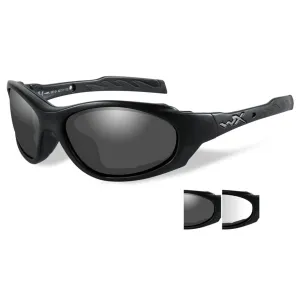 Wiley X XL-1 Advanced Changeable Series Shooting Glasses Matte Black Frame Smoke and Clear Lenses