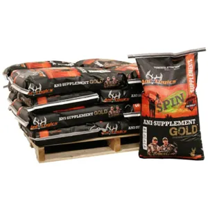 Anilogics Supplement Gold Spin Deer Supplement 50 lb Pallet of 20 Bags