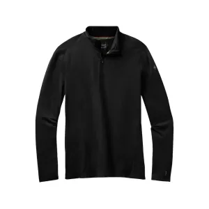 Smartwool Men's Classic All-Season Quarter Zip Base Layer Shirt Black XL