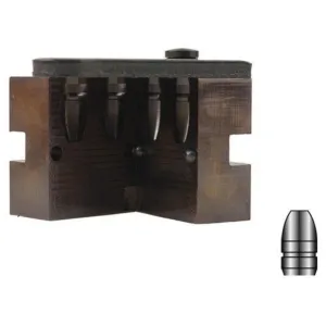 Lyman 2 Cavity Bullet Mold 356637 9mm (356 Diameter) 147 Grain Flat Nose Bevel Base