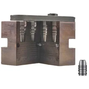 Lyman 2 Cavity Bullet Mold 358156 38 Special, 357 Magnum (358 Diameter) 155 Grain Semi-Wadcutter Gas Check