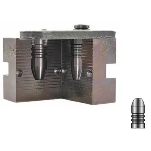 Lyman 1 Cavity Bullet Mold 446110 43 Mauser (11x60mm Rimmed Mauser, 11.15x60mm Rimmed Mauser) (446 Diameter) 340 Grain Flat Nose