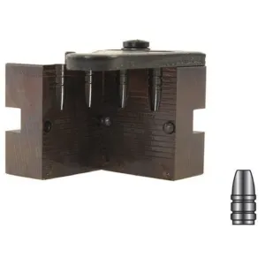 Lyman 2 Cavity Bullet Mold 225415 22 Caliber (225 Diameter) 55 Grain Flat Nose Gas Check