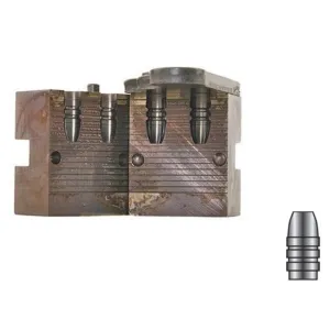 Lyman 2 Cavity Bullet Mold 257420 25 Caliber (258 Diameter) 65 Grain Flat Nose Gas Check