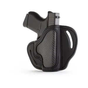 1791 Gunleather Carbon Fiber OWB Holster Right Hand Glock 42, 43, 43X, 1911 Officer, Kimber Micro 380, Micro 9, Ruger LC9, Sig Sauer P365 Leather Carbon Fiber
