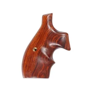 Hogue Bantam Grips for with Top Finger Groove S&W N-Frame Round Butt Cocobolo