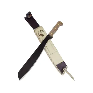 Condor Knives Australian Army Machete 12.9" 1075 Natural Blade Walnut Handle
