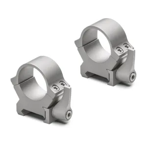 Leupold QRW2 Quick Release Weaver 1" Scope Rings Silver Low