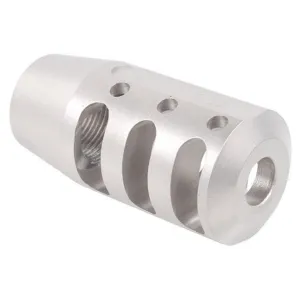 PRI Quiet Control Muzzle Brake 7.62mm 5/8"-24 Thread AR-10, LR-308 Stainless Steel