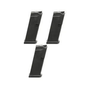Glock 43 Magazine 9mm Luger 6-Round Polymer Black 3PK