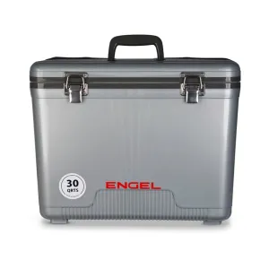 Engel Storage 30QT Drybox/Cooler Silver