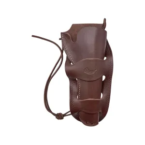 Hunter 1080 Double Loop OWB Holster Right Hand Colt New Frontier 22, Ruger Single Six, Heritage Rough Rider 4.75" to 6.75" Leather Antique Brown