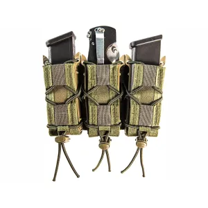 High Speed Gear Taco Triple Pistol Magazine Pouch Belt Mount Nylon Olive Drab