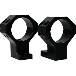 Hawkins Precision Featherweight Standard 30mm Scope Rings Matte Black Low