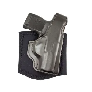 DeSantis Gunhide Die Hard Ankle Holster Right Hand Springfield Hellcat, Hellcat OSP Leather Black