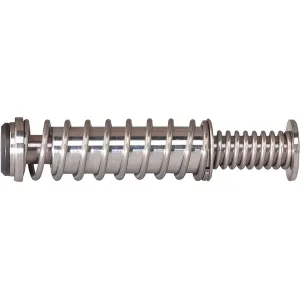 Glockstore Heavy Tungsten Recoil Spring Assembly for Glock 43, 43X, 48 Stainless Steel Black Cap