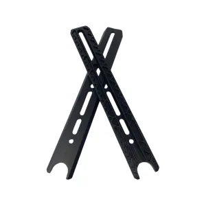Salmon River Solutions M-LOK ARCA Rail Full Length Aluminum Black