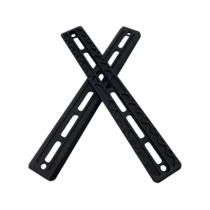 Salmon River Solutions Tactical Arca Rail 10" M-LOK and 10-32 Attachments Aluminum Black