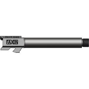 Faxon Duty Series Threaded Barrel for Glock 22 9mm Luger Nitride