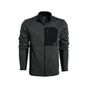 Vortex Optics Men's Anchor Point Fleece Full Zip Sweater Gray Heather Large