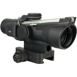 Trijicon ACOG TA47 Compact Rifle Scope 2x 20mm Dual-Illuminated Green Crosshair Reticle Q-LOC Mount Matte Black
