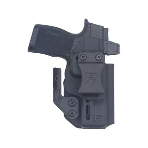 Rounded Druid IWB/OWB Holster Ambidextrous Glock 17, 19, 19X, 22, 23, 26, 27, 31, 32, 33, 38, 45, 47 Kydex Black