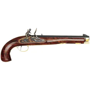 Pedersoli Kentucky Flintlock Pistol 50 Caliber 10" Blued Barrel Walnut Stock