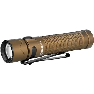 Olight Warrior Mini 2 Rechargeable Flashlight 18650 Battery Desert Tan