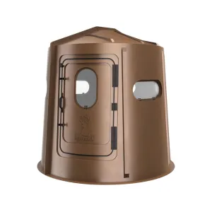 Maverick 5-Shooter GX Box Blind with Clear Windows Brown