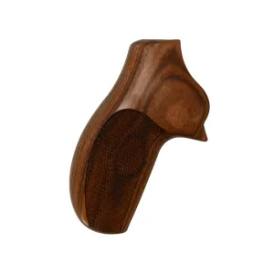Hogue Fancy Hardwood Grips for Ruger SP101 Checkered Pau Ferro