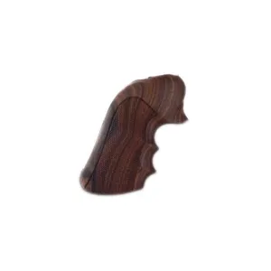Hogue Fancy Hardwood Grips with Finger Grooves for Ruger Blackhawk, Single Six, Vaquero Checkered Pau Ferro