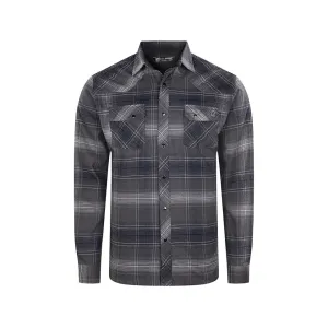 Stone Glacier Men's Timber Butte Long Sleeve Shirt Carbon Plaid 2XL