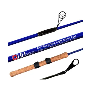 HH Rods and Reels C&M Eric Cagle Signature Series Dock Shooting/Casting 6' Spinning Rod Med Lt