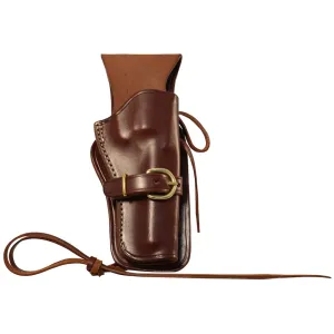 Triple K 114 Cheyenne Western OWB Holster Right Hand Ruger Single Six, Wrangler, Colt New Frontier, Heritage Rough Rider 5.5" Leather Walnut