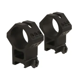 Weaver Tactical 6 Hole Picatinny 34mm Scope Rings Matte Black Extra-High