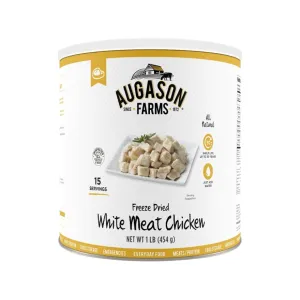 Augason Farms Freeze Dried White Meat Chicken #10 Can