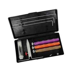 Lansky Standard Diamond Knife Sharpening System with Coarse, Medium and Fine Diamond Hones