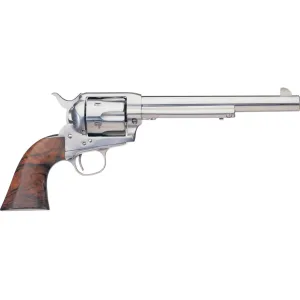 Uberti 1873 Cattleman Stainless 45 Colt (Long Colt) Revolver 5.5" Stainless Barrel 6 Round Walnut Grip