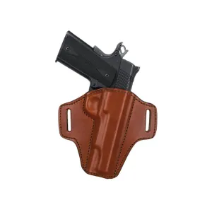 Bianchi 126 Allusion Assent OWB Holster Right Hand Colt 1911 Government, Commander, Ruger SR1911, S&W SW1911, M&P Shield Leather Tan