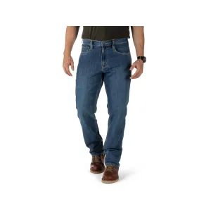 5.11 Men's Defender-Flex Straight Leg Jeans Medium Wash Indigo 32X34