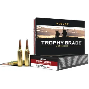 Nosler Trophy Grade 6.5 PRC Ammo 142 Grain Nosler AccuBond Long Range Bonded Polymer Tip Box of 20