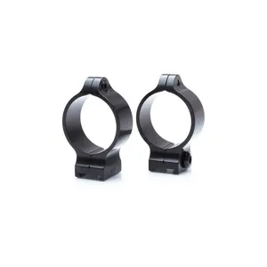 Talley Fixed Talley Dovetail 1" Scope Rings Matte Black Medium