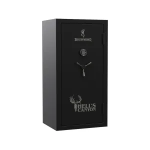 Browning Hell's Canyon Fire Resistant 33 Gun Safe with Electronic Lock Gloss Black