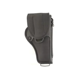 Bianchi UM84-R OWB Holster Ambidextrous Medium, Large Frame Revolver 4" Nylon Black