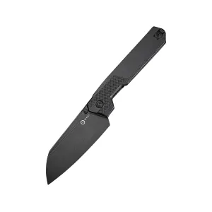 CIVIVI Hid Pocket Knife 4.14" Reverse Tanto Sandvik 14C28N Black Stonewash Blade G-10 Handle Black