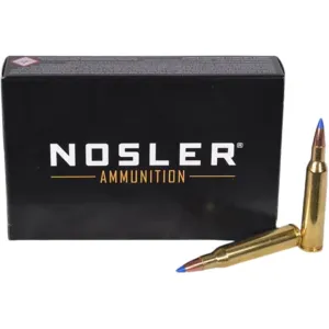 Nosler Custom 257 Roberts +P Ammo 100 Grain Nosler Ballistic Tip Polymer Tip Box of 20