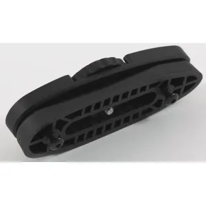Kinetic Research Group Tool-Less Height Adjustable Butt Plate for Bravo Chassis Aluminum