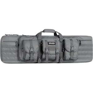 Savior Equipment American Classic Double Rifle Case 46" Polyester Gray
